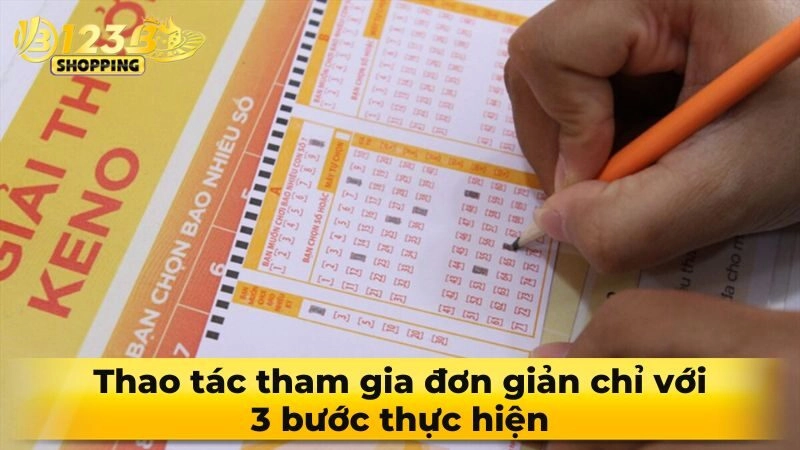 Thao tác tham gia đơn giản chỉ với 3 bước thực hiện